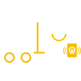 Real-time prevention of collisions between operators and vehicles